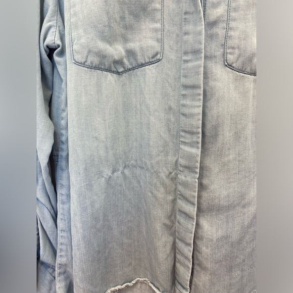 “Denim” light wash button up - Picture 6 of 6